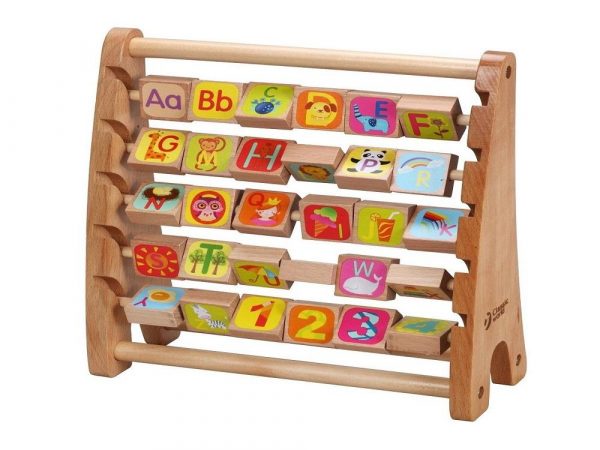 Abacus Alphabet - Wooden Wheel